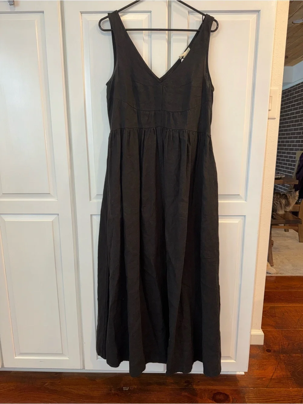 black smock dresses Twist Front Maxi Dress – AX Paris MIDI SKIRT Arched Glass Door TV Size:Large (Size 12 - 15) Loose fit linen smock